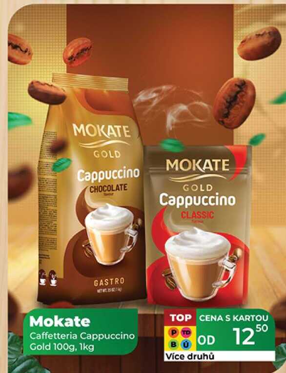 Mokate Caffetteria Cappuccino Gold 100g,1kg 