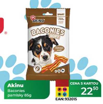 Akinu Baconies pamlsky 85g 