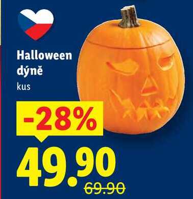 Halloween dýně, 1 ks