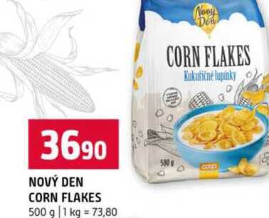 NOVÝ DEN CORN FLAKES 500 g