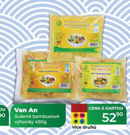Van An Sušené bambusové P výhonky 450g 