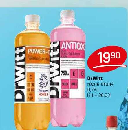 DrWitt různé druhy 0,75l