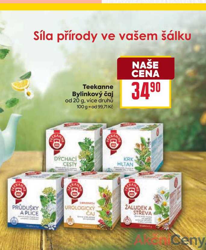 Teekanne Bylinkový čaj od 20 g