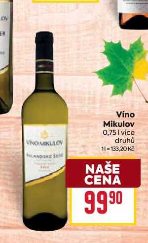 Víno Mikulov 0,75l