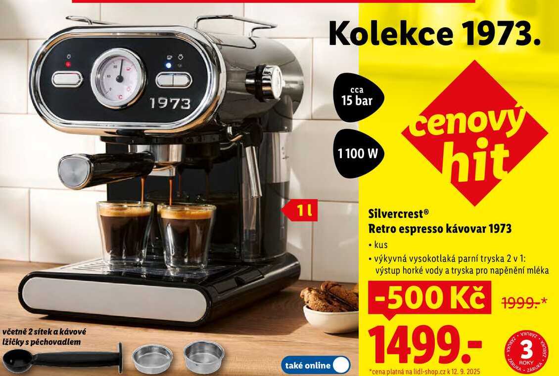 Silvercrest Retro espresso kávovar 1973 