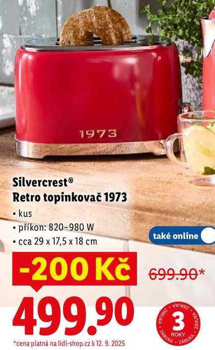 Silvercrest Retro topinkovač 1973 