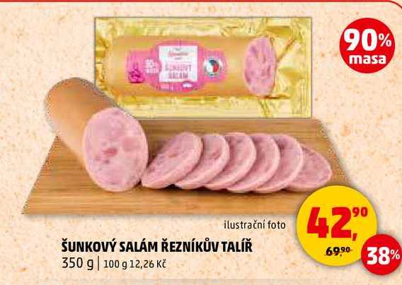 ŠUNKOVÝ SALÁM ŘEZNÍKŮV TALÍŘ, 350 g 