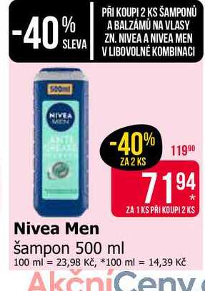 Nivea Men šampon 500 ml 