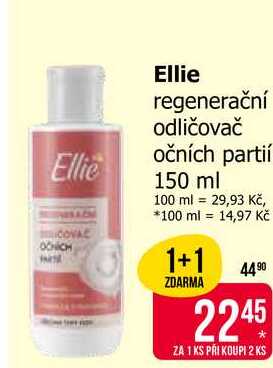 Ellie regenerační odličovač očních partií 150 ml 