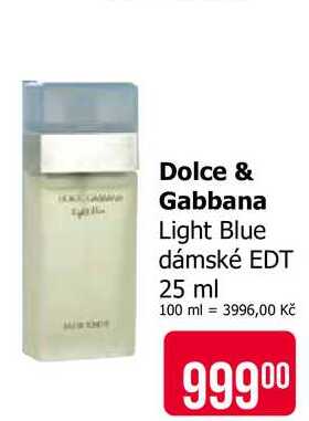 Dolce & Gabbana Light Blue dámské EDT 25 ml 