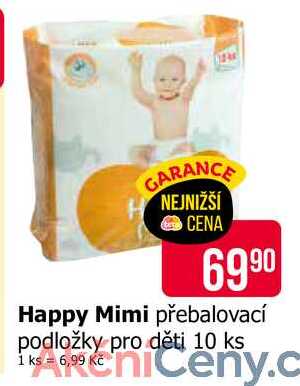 Happy Mimi přebalovací podložky pro děti 10 ks