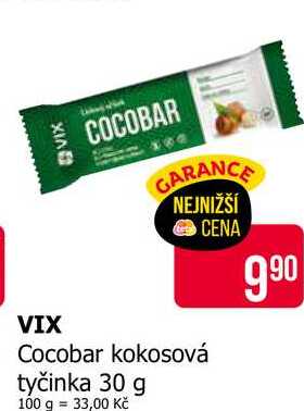 VIX Cocobar kokosová tyčinka 30 g