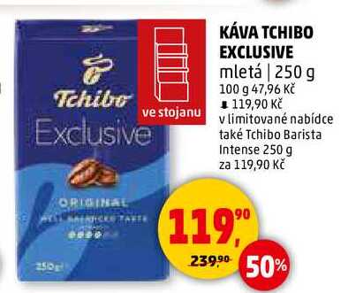 KÁVA TCHIBO EXCLUSIVE mletá, 250 g