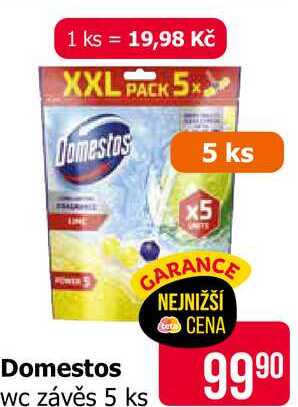 Domestos wc závěs 5 ks 