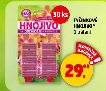 TYČINKOVÉ HNOJIVO, 1 balení  