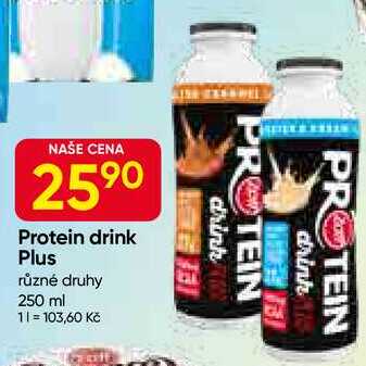 Protein drink Plus různé druhy 250 ml 