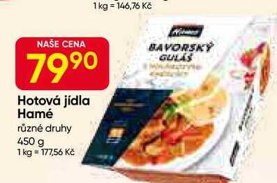 Hamé Hotová jídla Hamé různé druhy 450 g