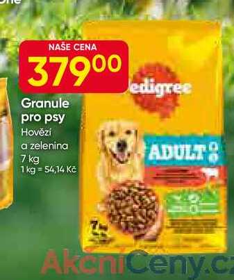 Pedigree Granule pro psy Hovězí a zelenina 7 kg