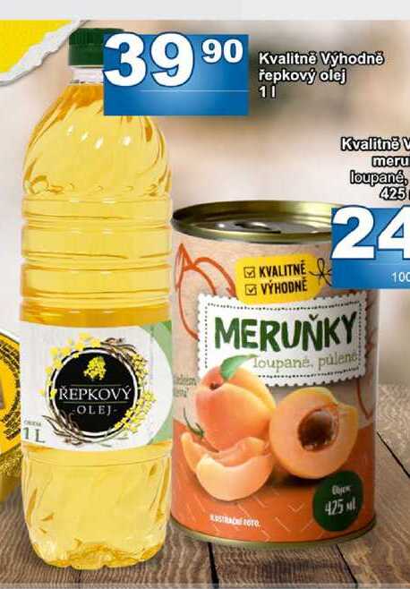 Kvalitně řepkový olej 1l