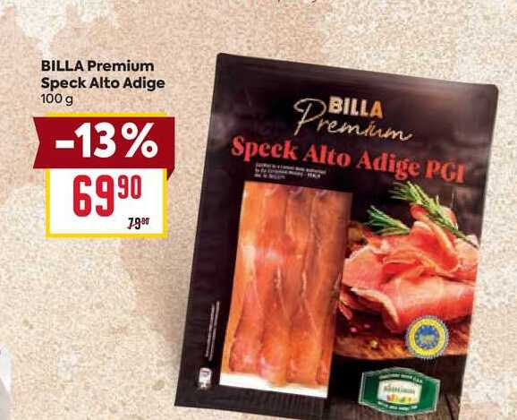 BILLA Premium Speck Alto Adige 100 g