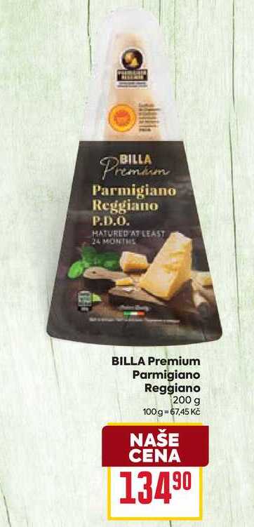 BILLA Premium Parmigiano Reggiano 200 g 