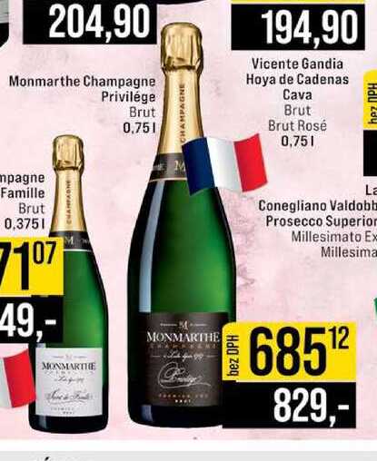 Monmarthe Champagne Privilége Brut 0,75 l