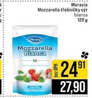 Moravia Mozzarella třešničky sýr bianca 120 g 