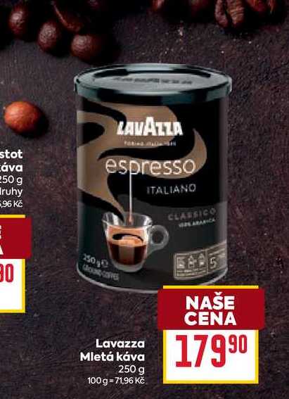Lavazza Mletá káva 250 g