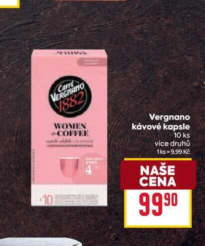 Vergnano kávové kapsle 10 ks