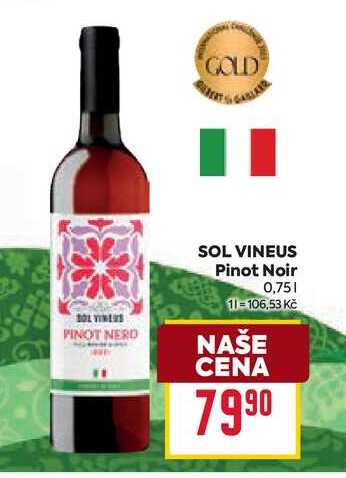 SOL VINEUS Pinot Noir 0,75l