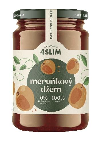 4Slim Džem meruňkový 100%, 280 g
