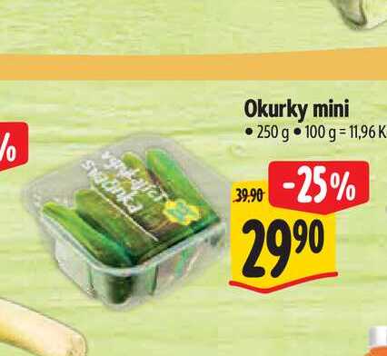  Okurky mini  250 g 