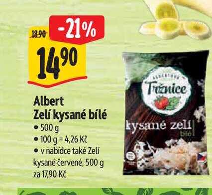 Albert Zelí kysané bílé  500 g  