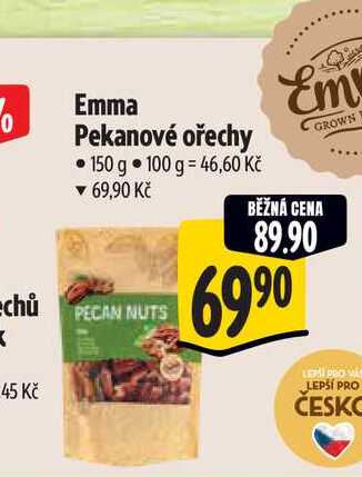 Emma Pekanové ořechy 150 g  