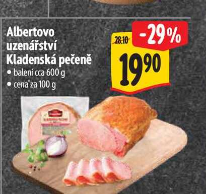 Albertovo uzenářství Kladenská pečeně  100 g