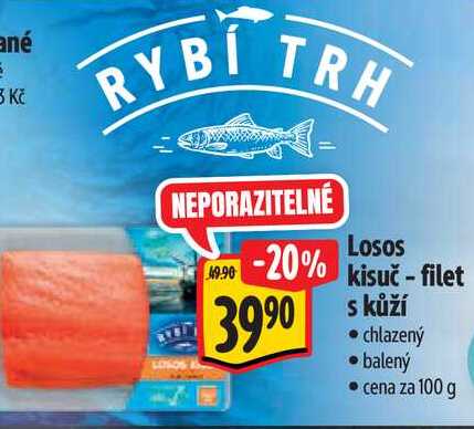   Losos kisuč-filet  100 g