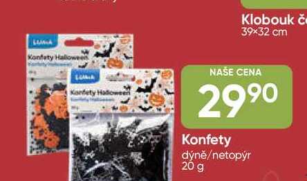 Konfety Halloween dýně/netopýr 20 g 