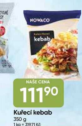 NOWACO Kuřecí kebab 350 g 