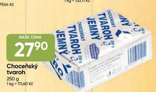 Choceňský tvaroh 250 g 