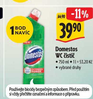  Domestos WC čistič 750 ml   