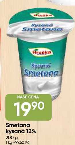 Hruška Smetana kysaná 12% 200 g