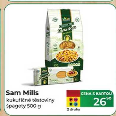 Sam Mills kukuřičné těstoviny špagety 500 g 