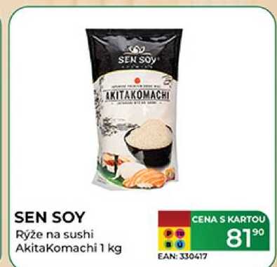 SEN SOY Rýže na sushi AkitaKomachi 1 kg  