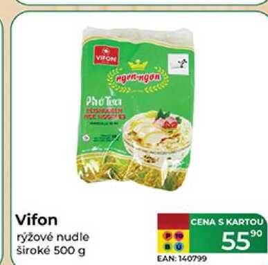 Vifon rýžové nudle široké 500 g 