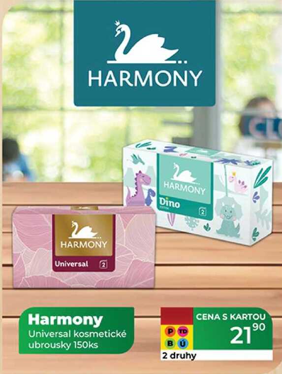 Harmony Universal kosmetické ubrousky 150ks 