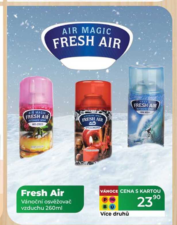 Fresh Air Vánoční osvěžovač vzduchu 260ml 