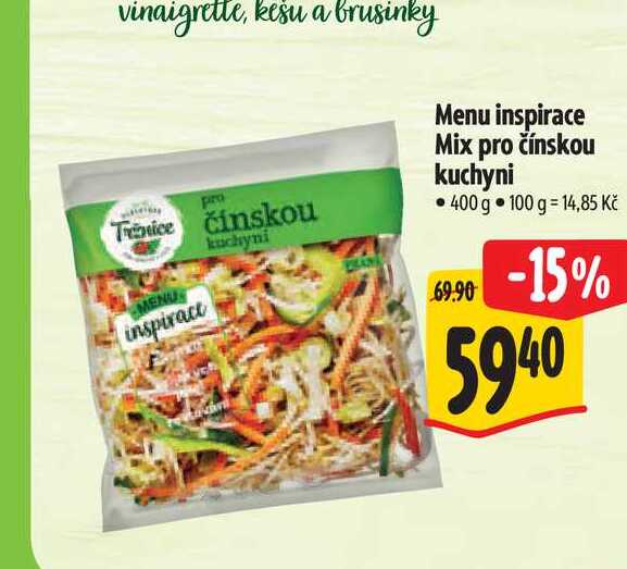   Menu inspirace Mix pro čínskou kuchyni 400 g 