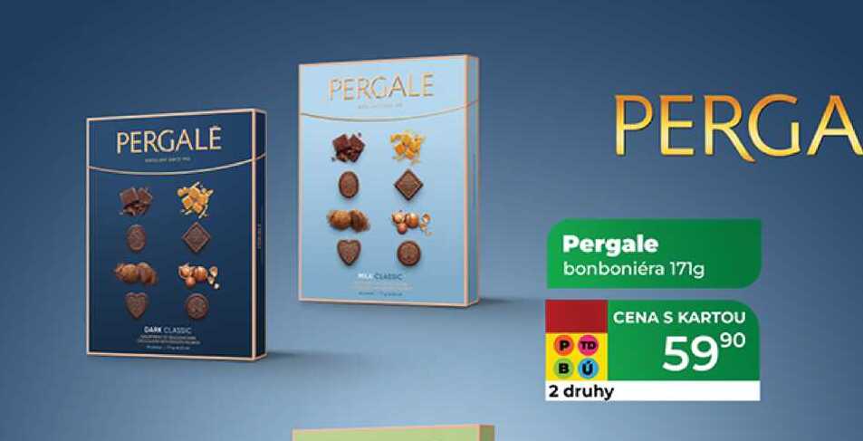 Pergale bonboniéra 171g 