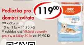 Podložka pro domácí zvířata, 10 ks 
