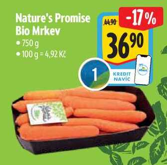 Nature's Promise Bio Mrkev, 750 g 